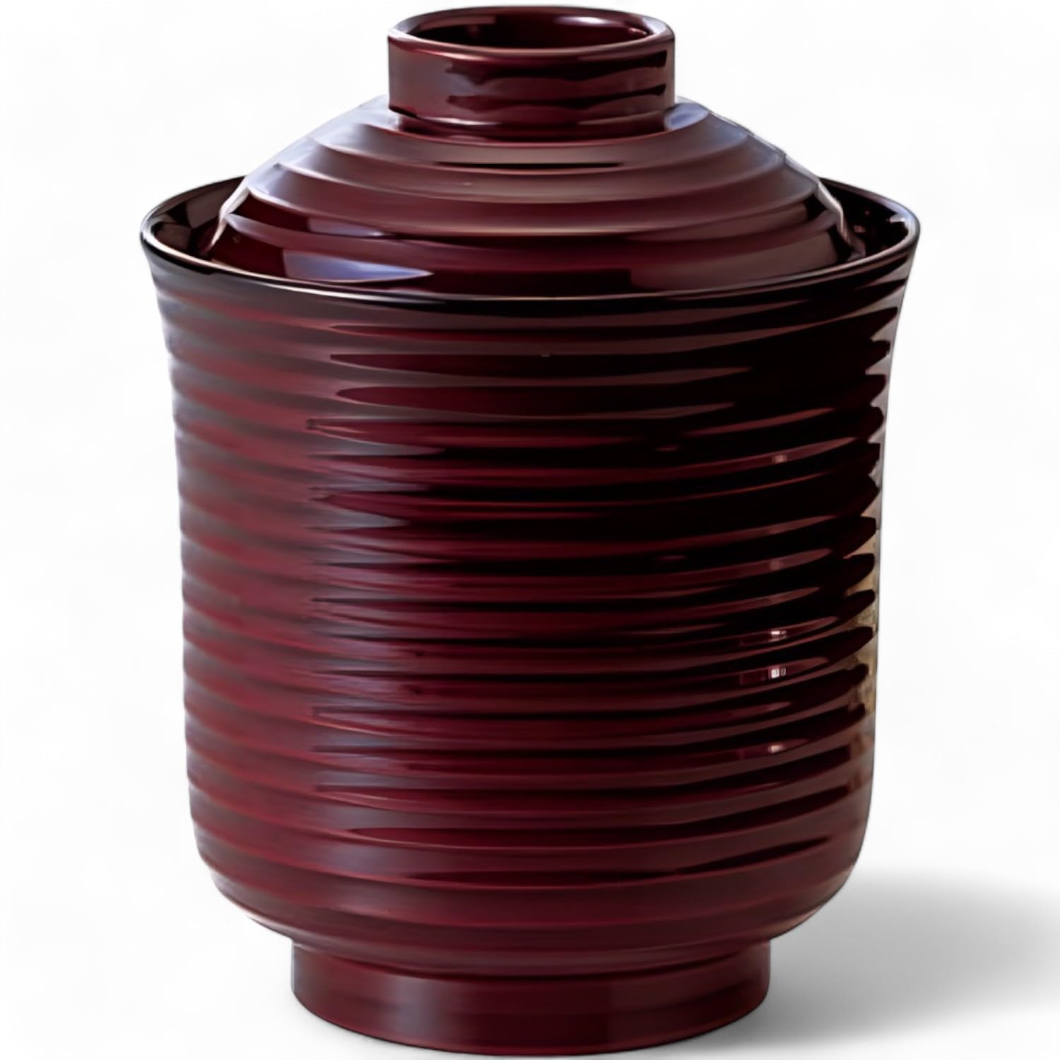 箸洗椀　小吸椀 華秀塗（シルバー） 渦 内黒竹扇箸洗椀（商品番号893-4-27G）