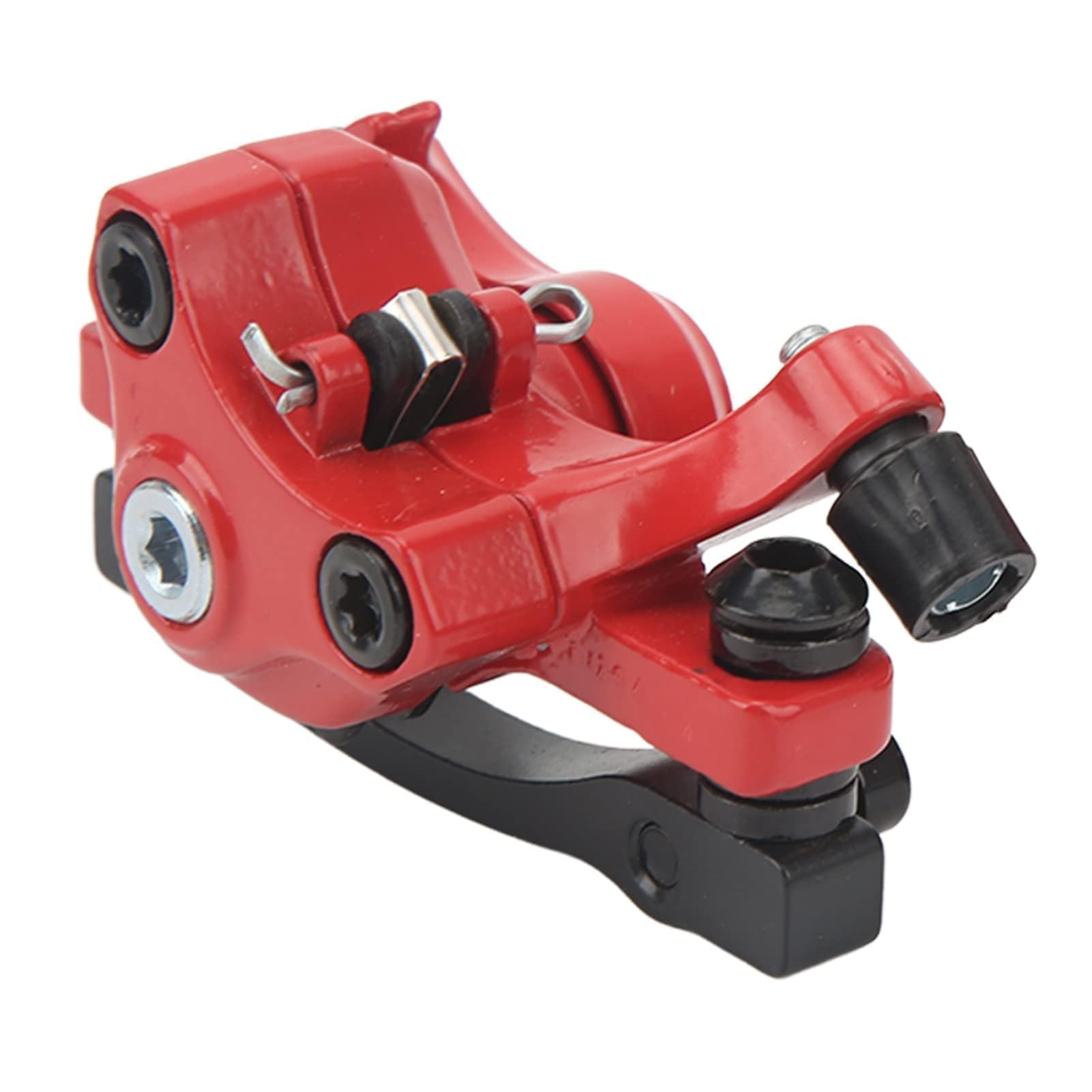 Agatige Set di Freni a Disco per Mountain Bike, Kit di Freno a Disco Pinza Anteriore e Posteriore MTB Accessori per Estrattori Cavi per Biciclette per Bici da Strada, BMX(Rosso)