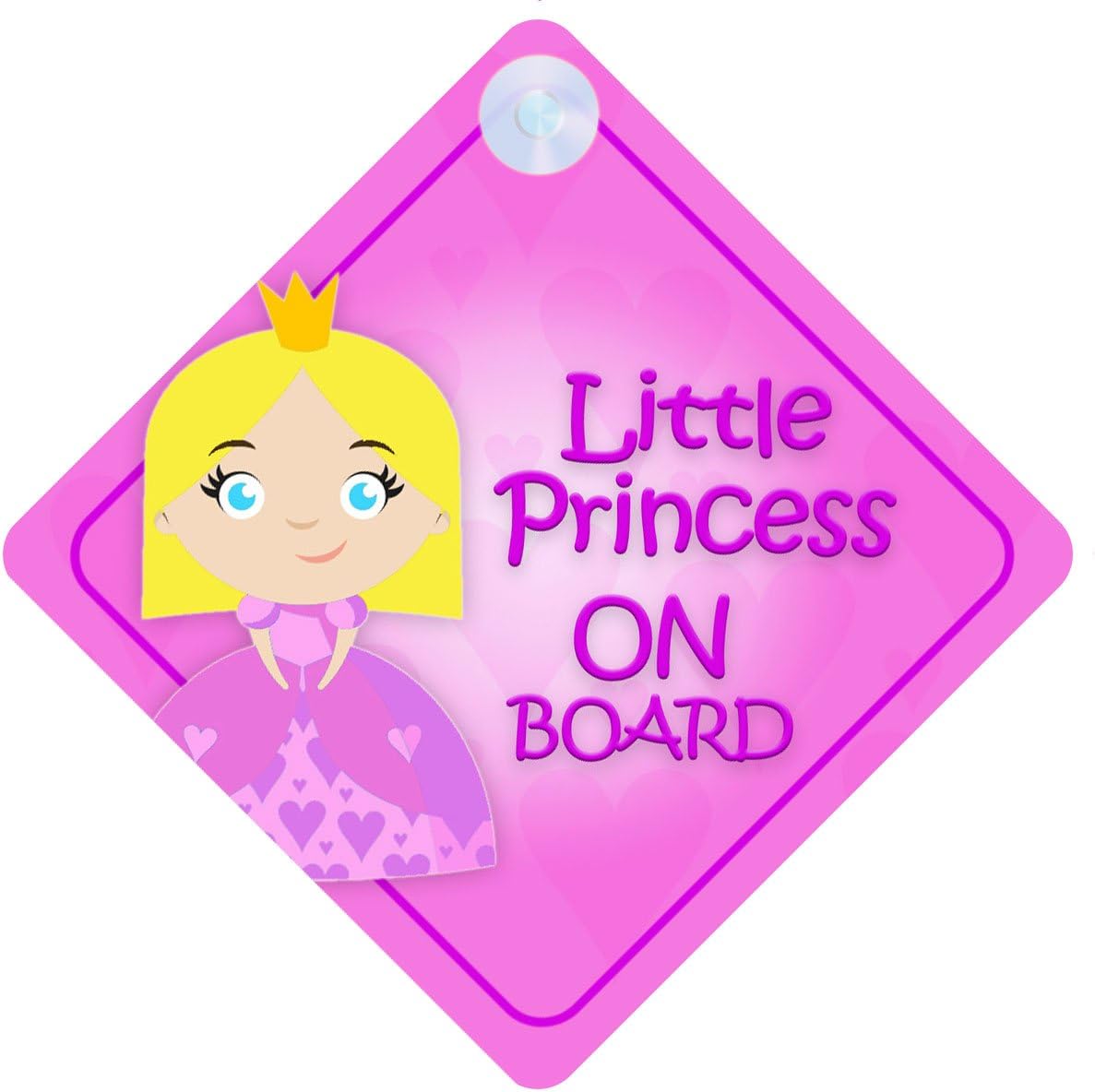 LP016 Little Princess On Board Car Sign New Baby / Child Gift / Present / Baby