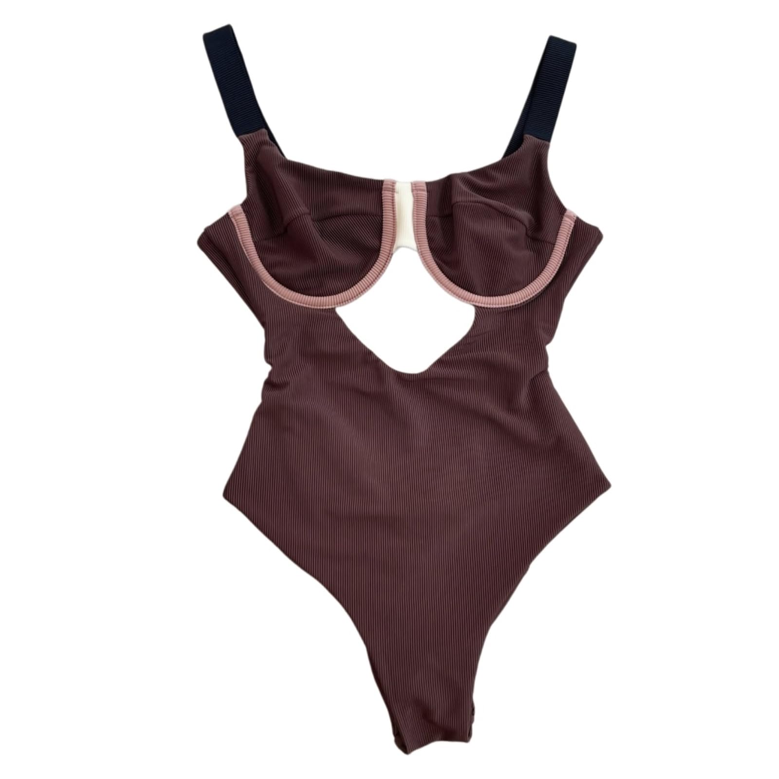 Bikini Donna Ombre Set Underwire Due Pezzi Costume da Bagno Cravatta Laterale Fondo-bikini8-m