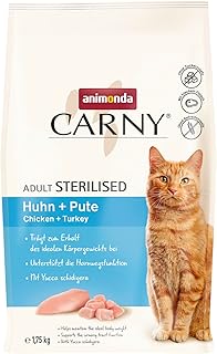 animonda Carny Katzen Trockenfutter Huhn + Pute (1 x 1,75kg), Trockenfutter für sterilisierte Katzen ohne Zucker und Getreide, mit viel frischem Fleisch product image