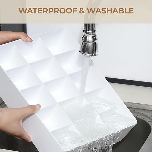 Miniatura 7 de Organizador de cajones ajustable divisor de 19 rejillas para calcetines, brasieres y bragas, caja de almacenamiento de armario para ropa interior y