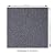 MYOYAY 20Pcs Carpet Square Tiles 20'' x 20'' Heavy Duty Commercial Carpets Squares Cuttable Carpet Floor Tile Washable for Home Office Hotel, Dark Gray, 20 Tiles/53.8 sq Ft