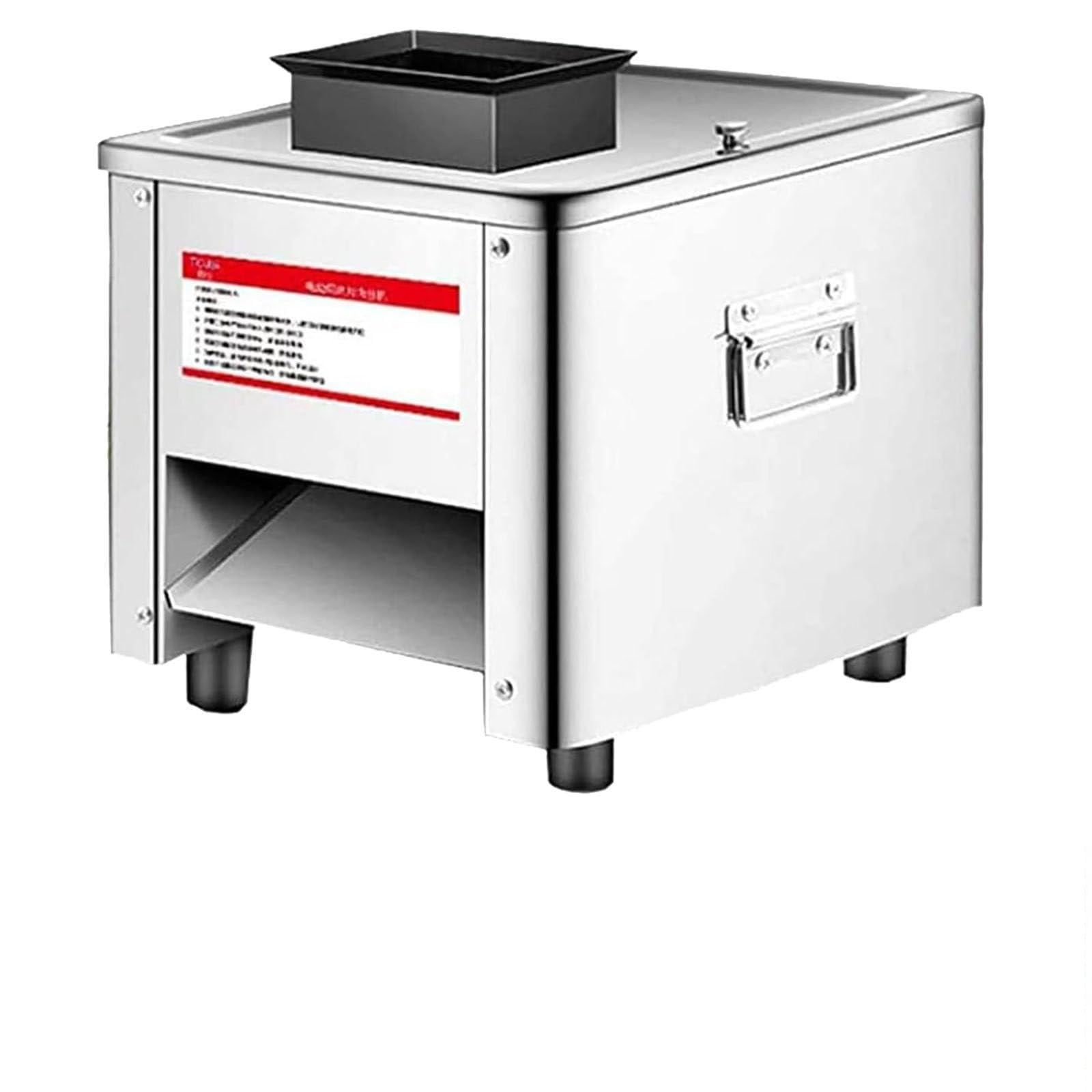 PtaTritious Machine Cube Shredded Meat 200KG/H, Fresh Meat Slicer Shredded Cutting Machin,Automatic Vegetable Cutting Machine,for Beef Turkey Chicken Pork and Fish 13mm