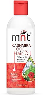 Kashmira Cool Hair Oil (Thanda Tel) - With Onion and Kalonji Oil for All Hair Types, 100 ml