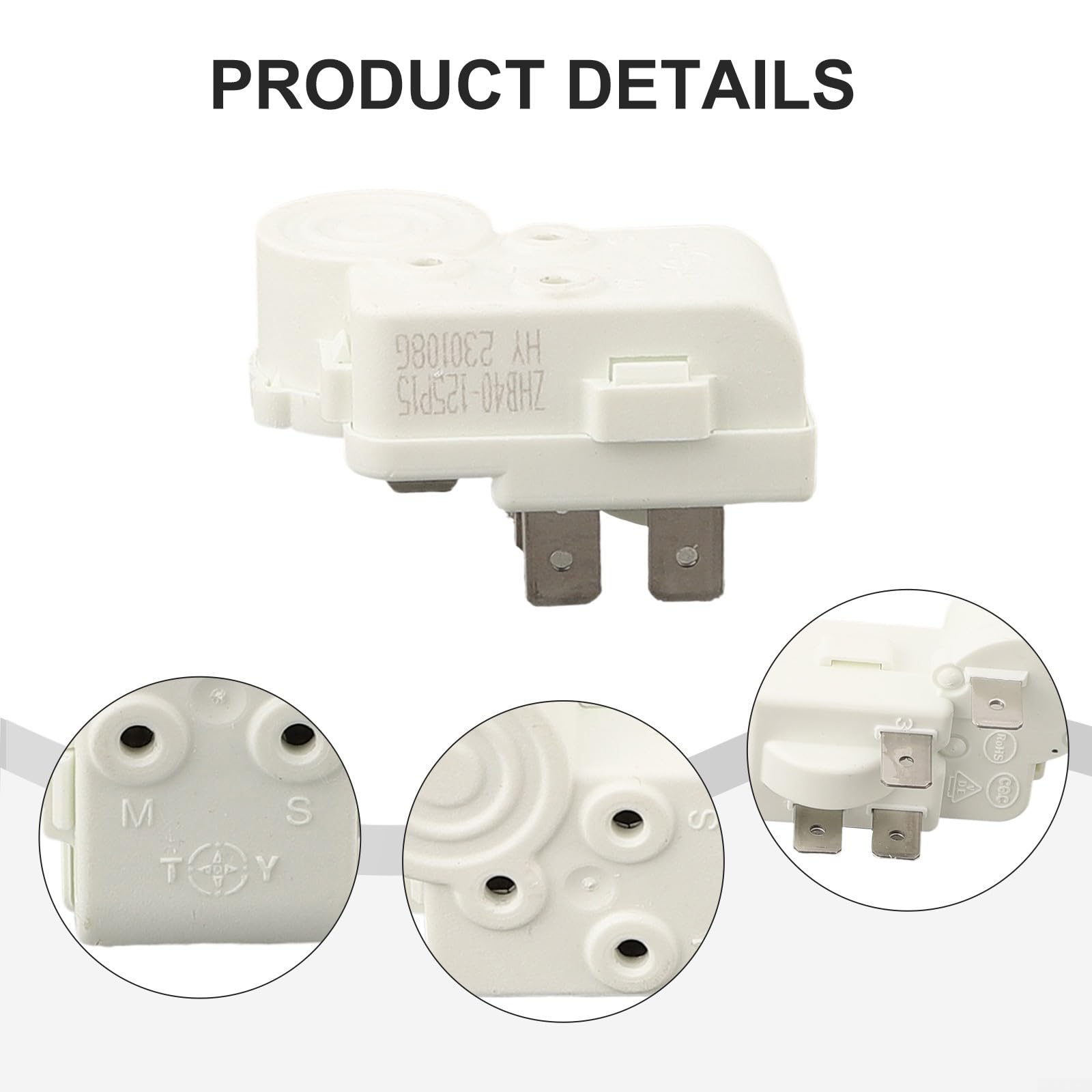 Relè Di Avviamento PTC ZHB35-120P15 Per Compressore Frigorifero (bianco)