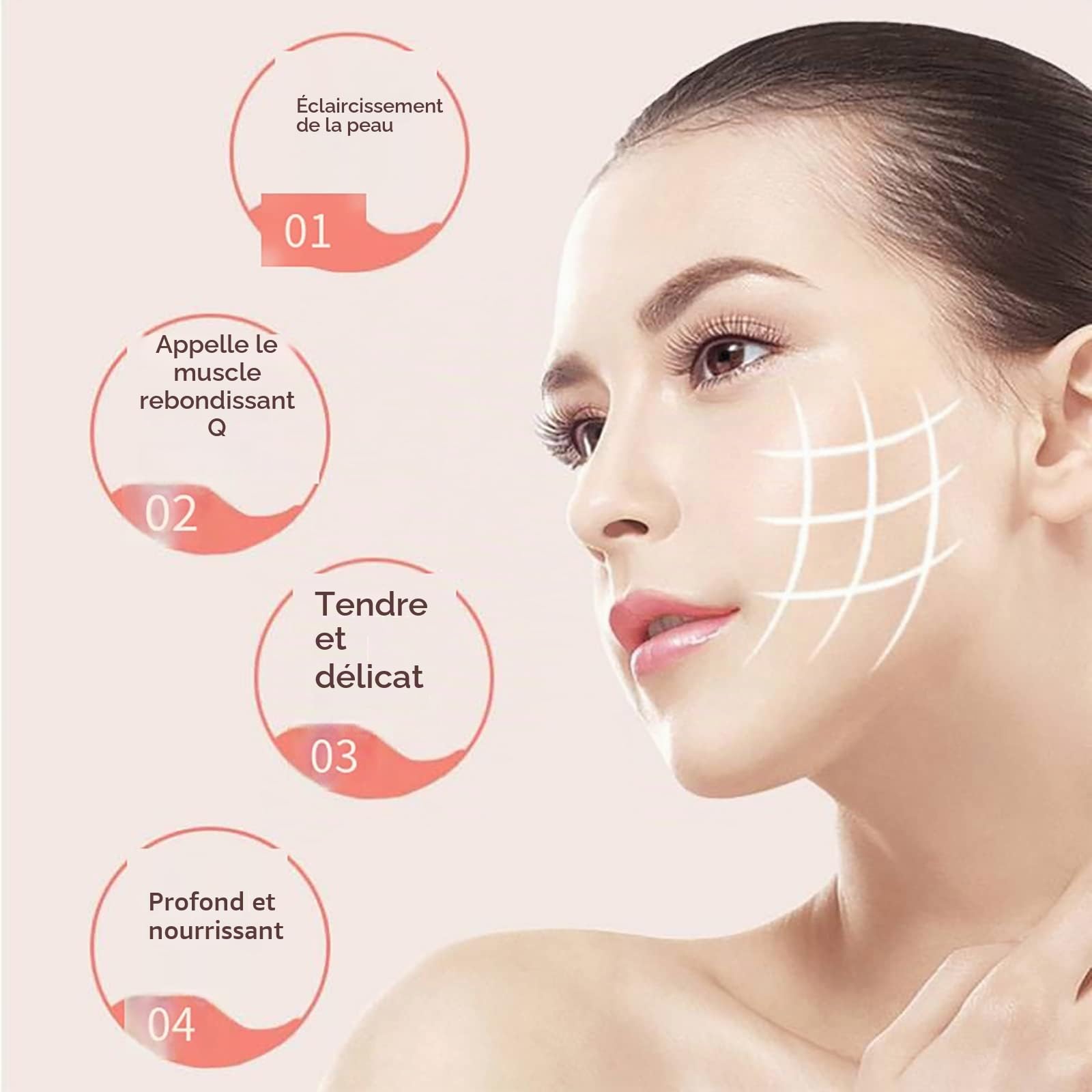 Joyeee Kit Aérographe, Pistolet Aérographe Rechargeable sans Fil pour Décoration de Gâteaux, Peinture Modèle, Maquillage, Tatouage, Nail Art - Rose