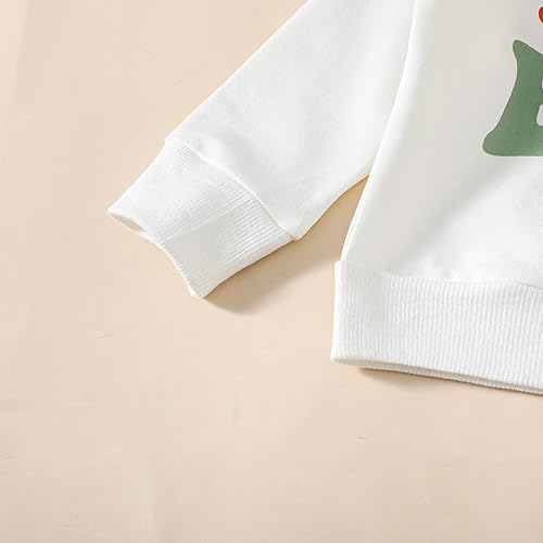 Miniatura 5 de Omkzanbi Big Brother Little Brother - Conjunto a juego con sudadera Big Brother y hermano menor, pantalón deportivo, ropa de otoño e invierno