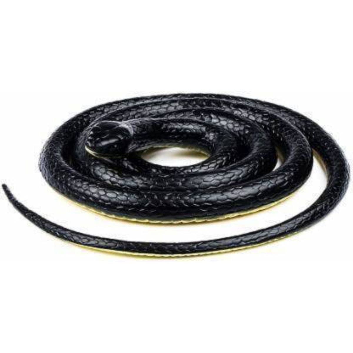 Pepino Special Black and Green Fake King Cobra Snake Made with Rubber for Boys and Girls to Play Indoor and Outdoor Gag or Magic Shows for Fun - Pack of 1