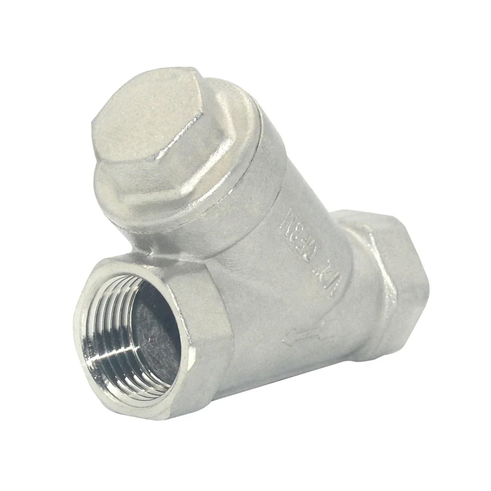 1/4" 3/8" 1/2" 3/4" 1" 1-1/2" 2"-4" NPT żeński 316 304 stal nierdzewna filtr siatkowy typu Y zawór wodny gaz 80 oczek(2")