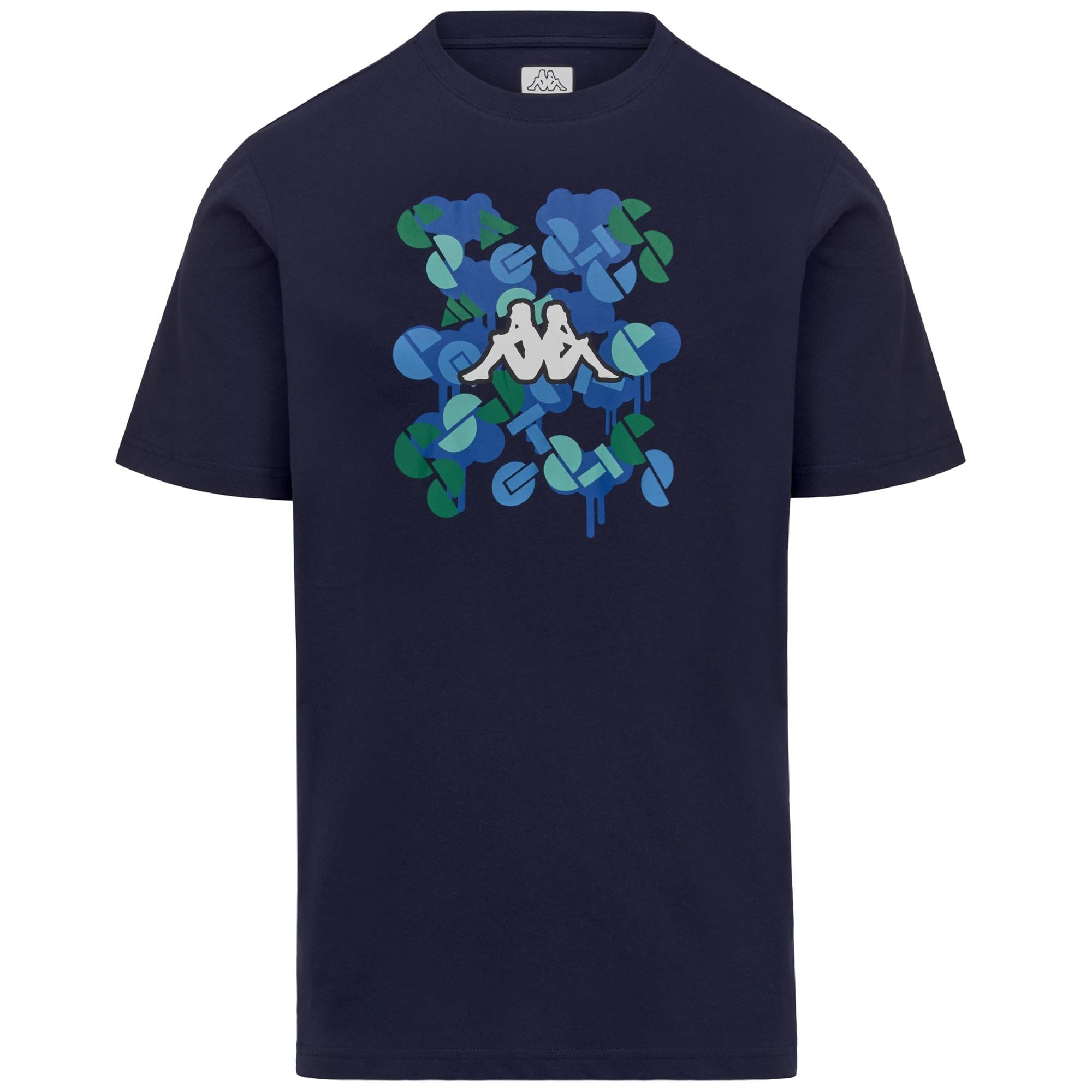 Kappa - T-Shirt, Uomo, Cotone, Sportivo, Modello: Logo Infor