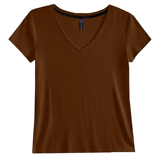 Blusa Blusinha Feminina Algodão Gola V