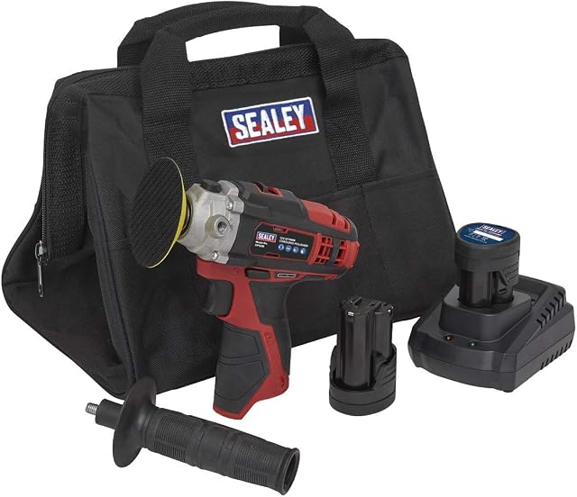 Sealey Cordless Polisher Kit Ø71mm 12V SV12 Series - 2 Batteries - CP1205KIT