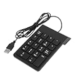 cimetech Wired Number Keypad, 18 Key USB Numeric Pad Keyboard for Laptop PC Computer Desktop Surface Pro Notebook