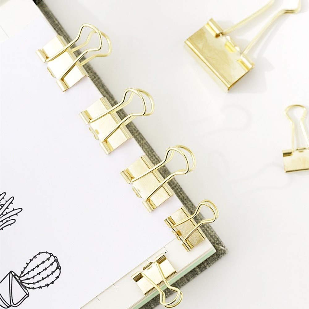 ETomey Binder-Clips, Bulldog-Clips, Foldback-Clips, Büroklammern, Bulldog-Clips, Metallscharnier-Clip for Fotos, Fotos, Heimbürobedarf (Größe: 25 mm x 96 Stück) (Size : 41mm*48pcs)