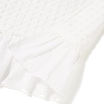 Francfranc Waffle Summer Blanket (Blanket), Double, White