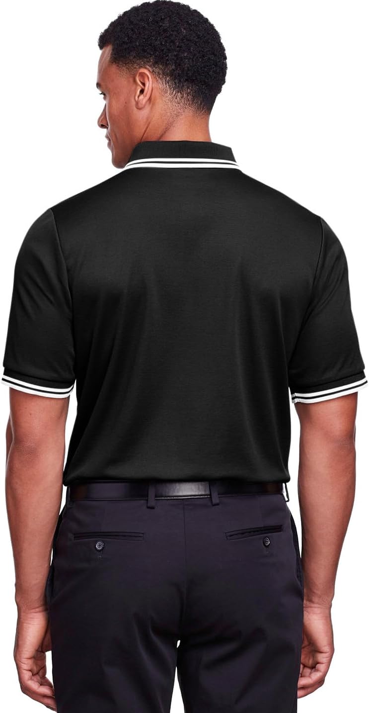 Men's Ford Running Mustang Logo Tipped Short Sleeve Polo Shirt