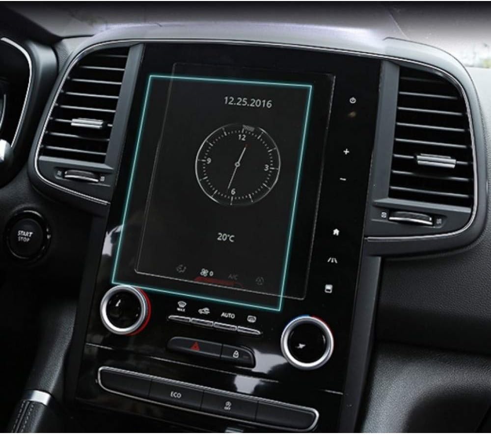 Piaobaige Car Tempered Glass Screen Protective Film GPS Multimedia Guard LCD Screen Sticker for Renault Kadjar Koleos Megane Captur