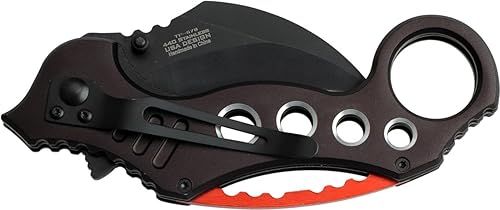 Miniatura 2 de TAC FORCE, Cuchillos de bolsillo, con cuchilla negra, cuchillo táctico