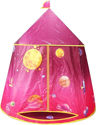OMNISAFE Castillo - Tienda de campaña para niños con bolsa de transporte de almacenamiento juego de casa de juegos desplegable para interiores y