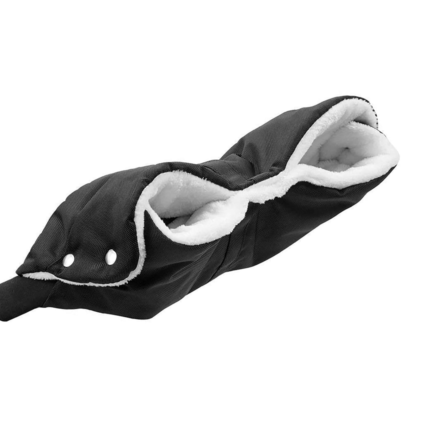 Kinderwagen Zubehör, Kinderwagen Handwärmer, Handmuff mit Fleece Innenseite,Hält die Hände im Winter Warm, Wasserdicht, Universalgröße Handwärmer für Kinderwagen, für Kinderwagen(Schwarz)