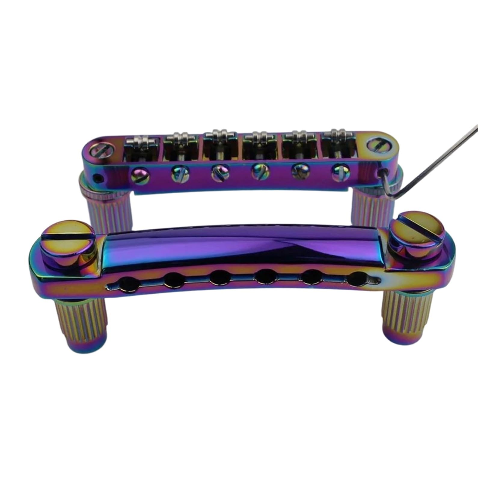 Mostek Gitarowy Końcówka Gitary Stop Bar Z Kotwami Kołki Mostka Rolkowego Do Płyty LP(GS001 GM005 RB)