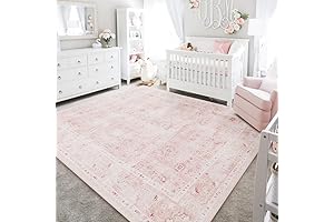 Dreamy Pink Nursery Rug: Perfect for Little Girls' Rooms