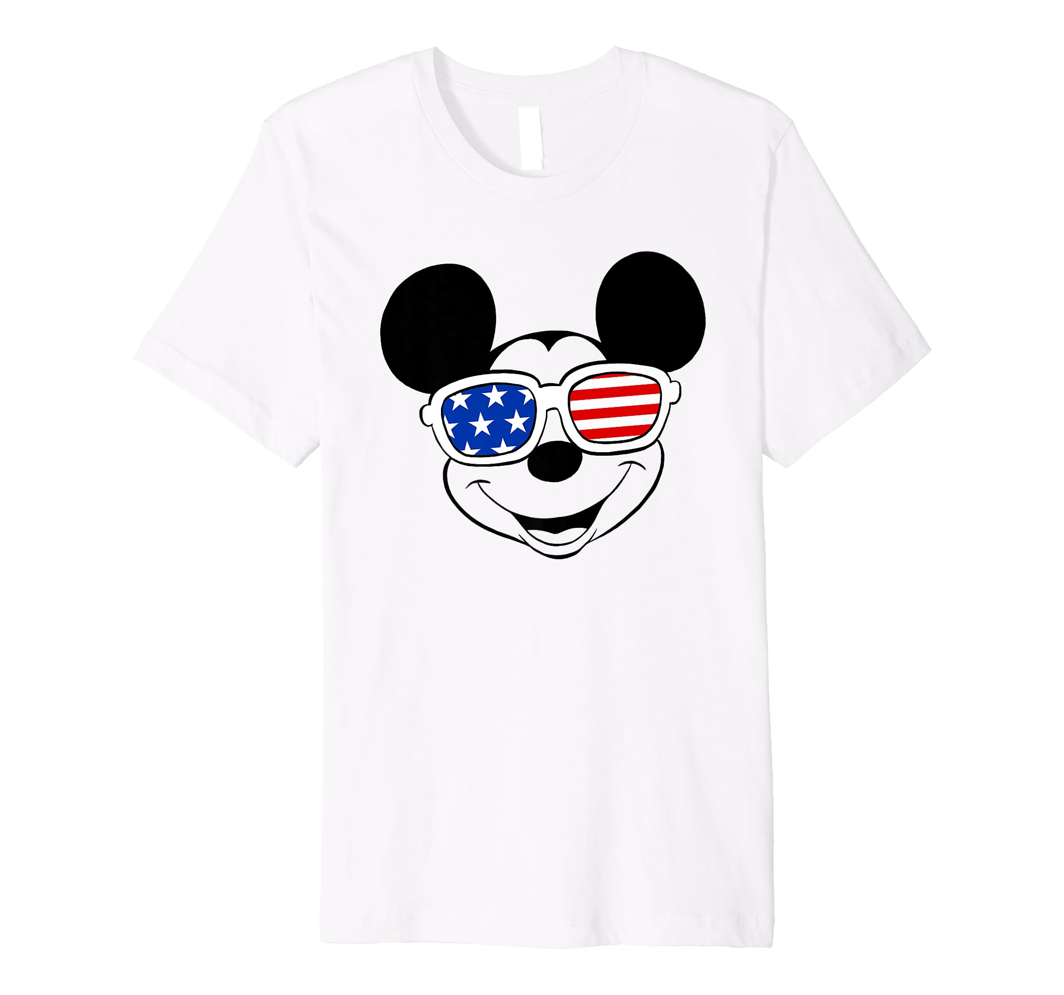 T-shirt Mickey Mouse Americana Premium en maille douce supérieure