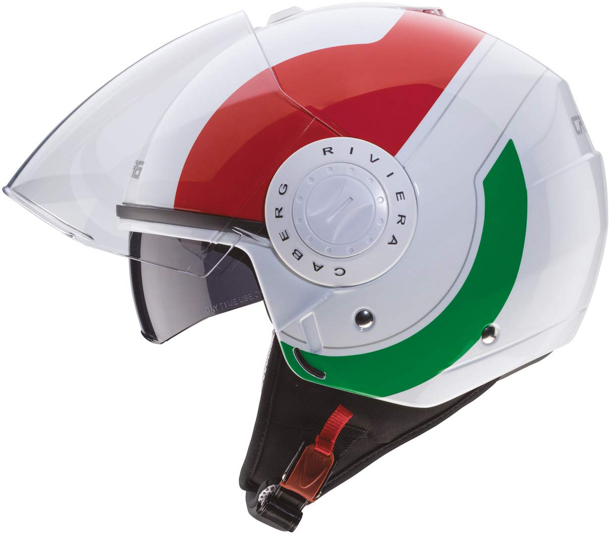 Caberg RIVIERA V3 OPEN FACE HELMET, WHITE/GREEN/RED, Size S | C6FG00A8S :  Amazon.com.au: Sports, Fitness \u0026 Outdoors