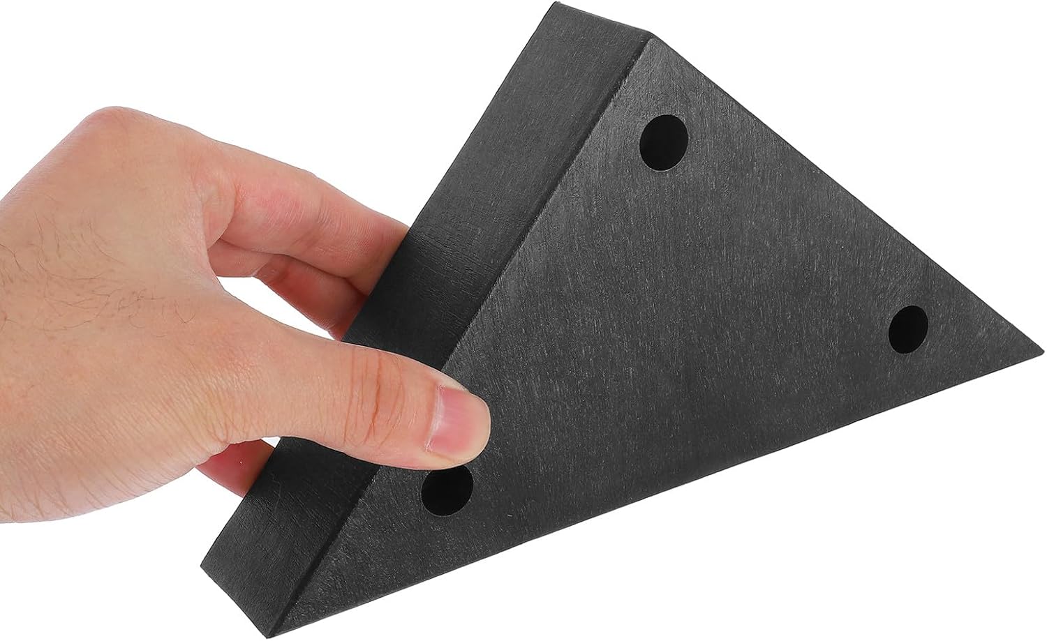 Cabilock 8pcs Plastic Triangle Furniture Legs with Screws, Replacement Sofa and Couch Legs, Leveling Chair and Table Riser Feet for Kitchen and Living Room