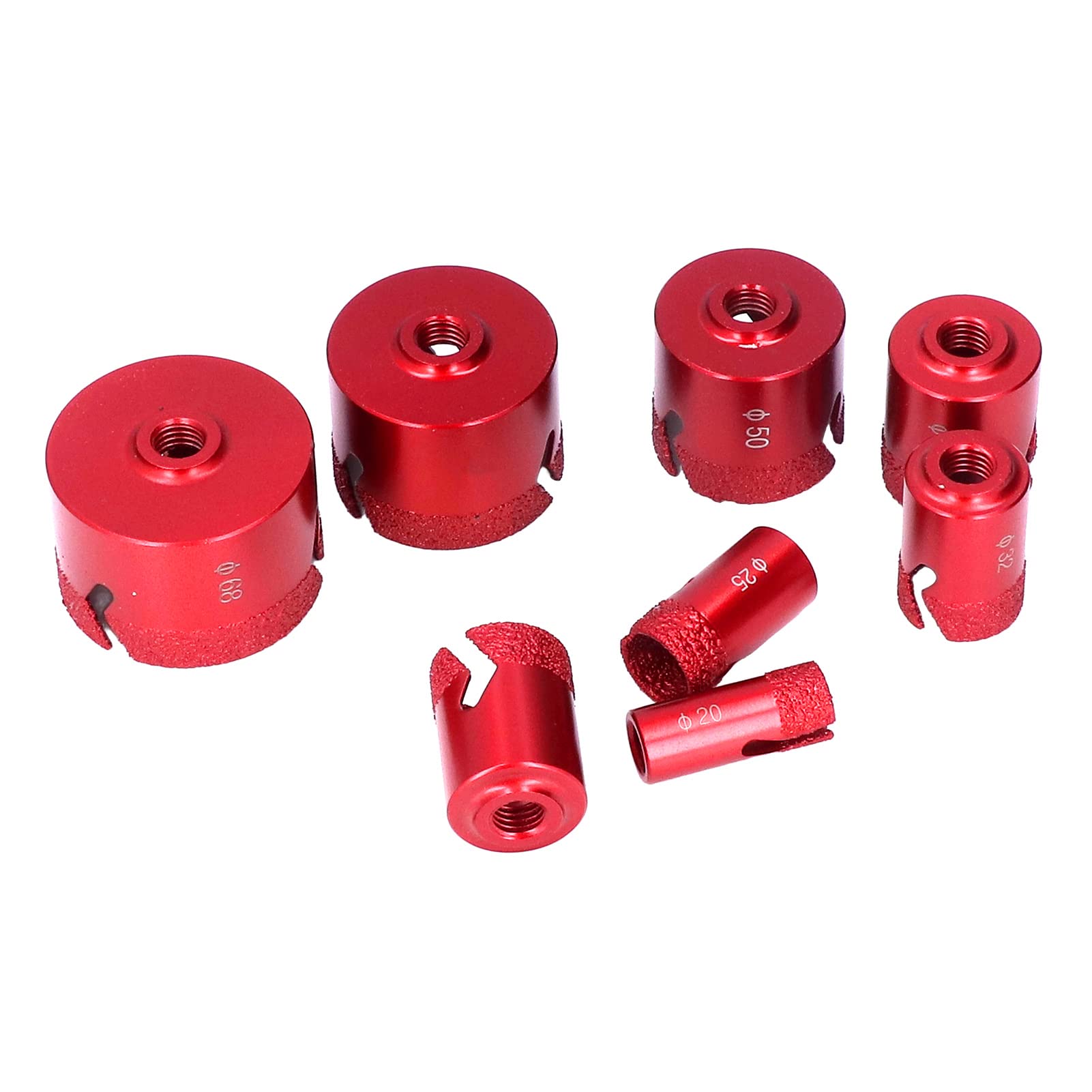 Sierra de Diamante Sierra Taladro Broadante Kit de Juego M14 Herramienta de Perforación para Mármol de Baldosas de Vidrio 8 Piezas