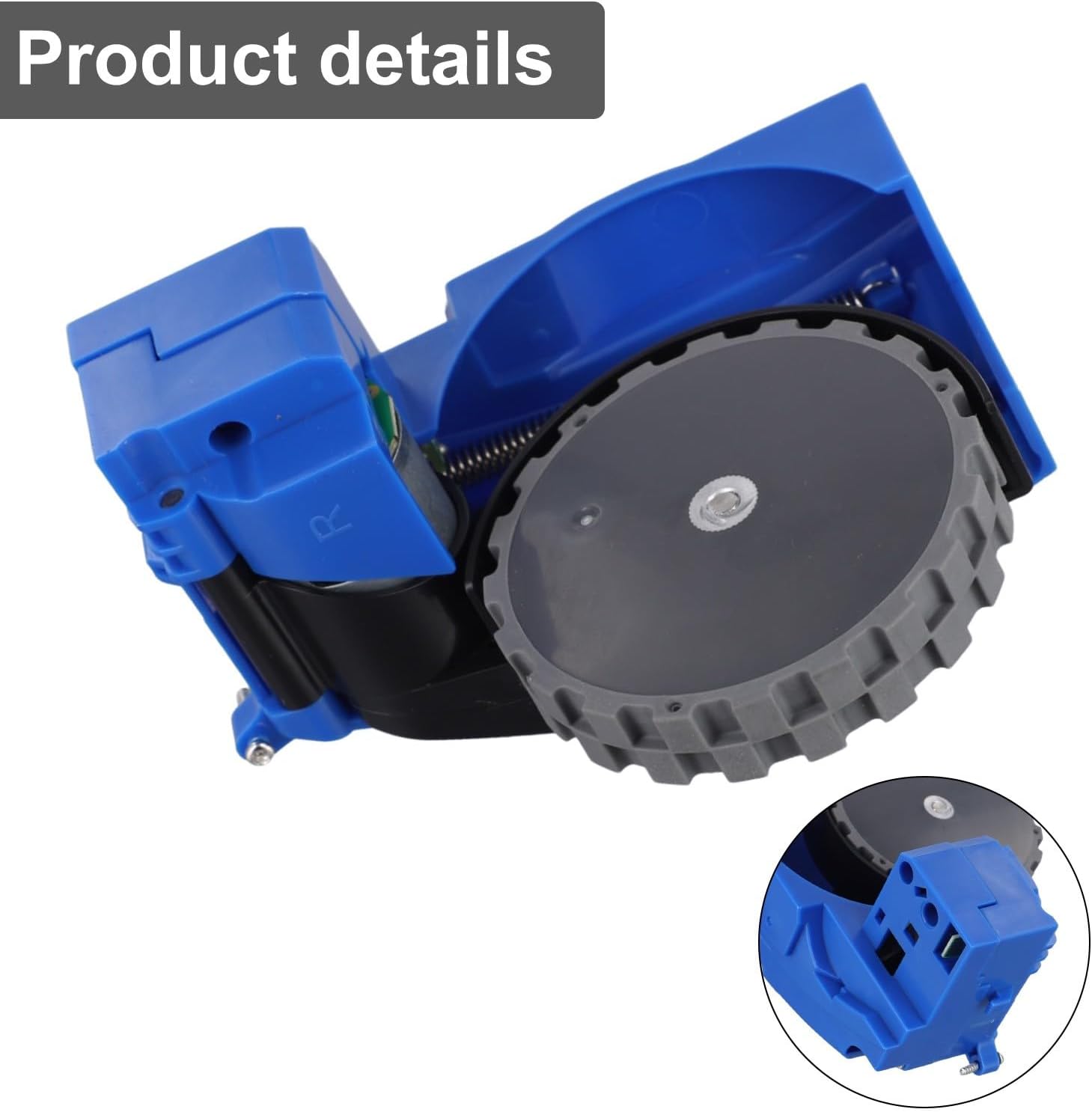 Replacement Left and Right Wheels Compatible with 5/6/7/8/9 Series Vacuum Robot, ABS Material for Smooth Navigation and Enhanced Cleaning Performance in Home and Office