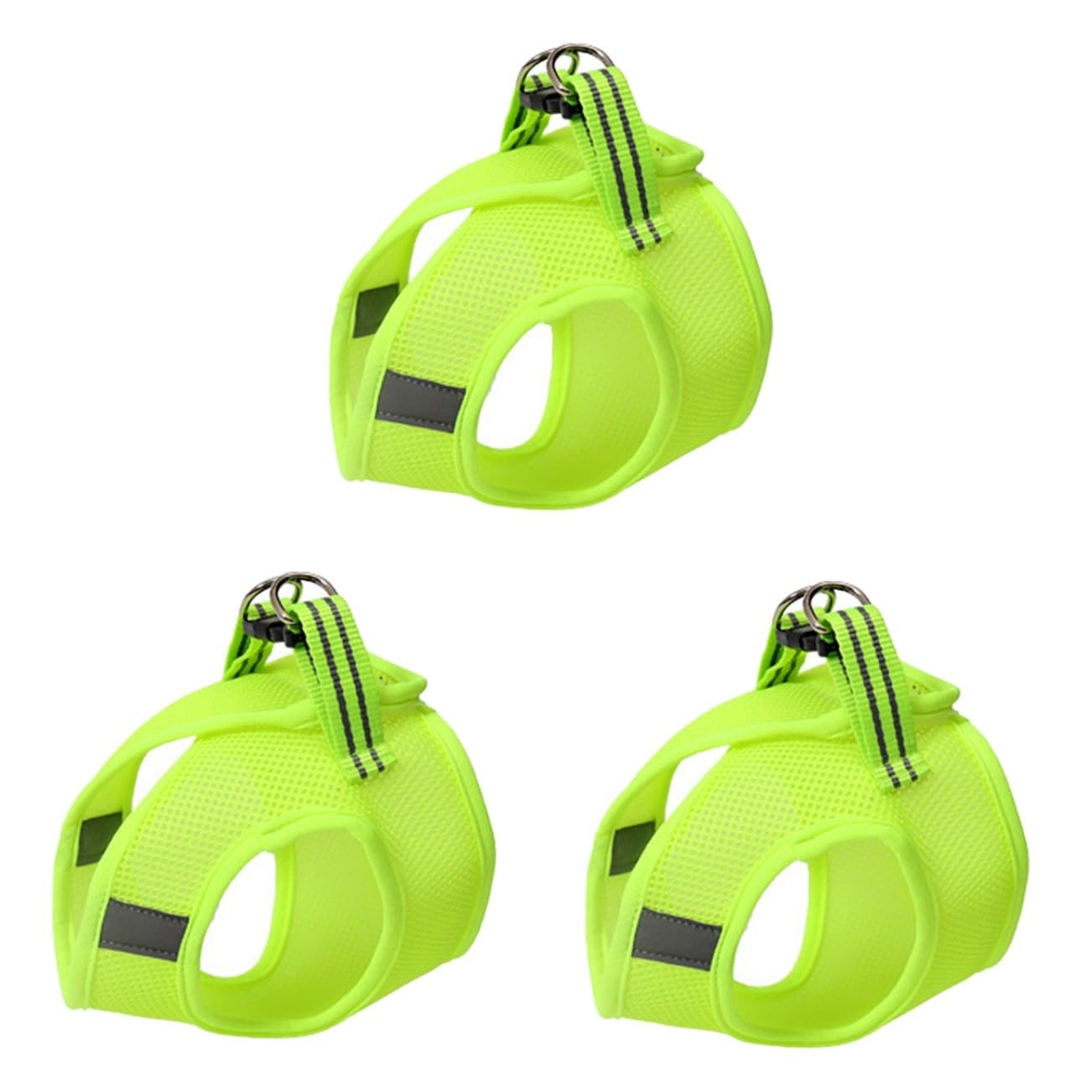 FRCOLOR 3piezas Arnés Tipo Chaleco para Transpirable y Diseño Arnés De Pecho para Gatos Color Verde Fruta
