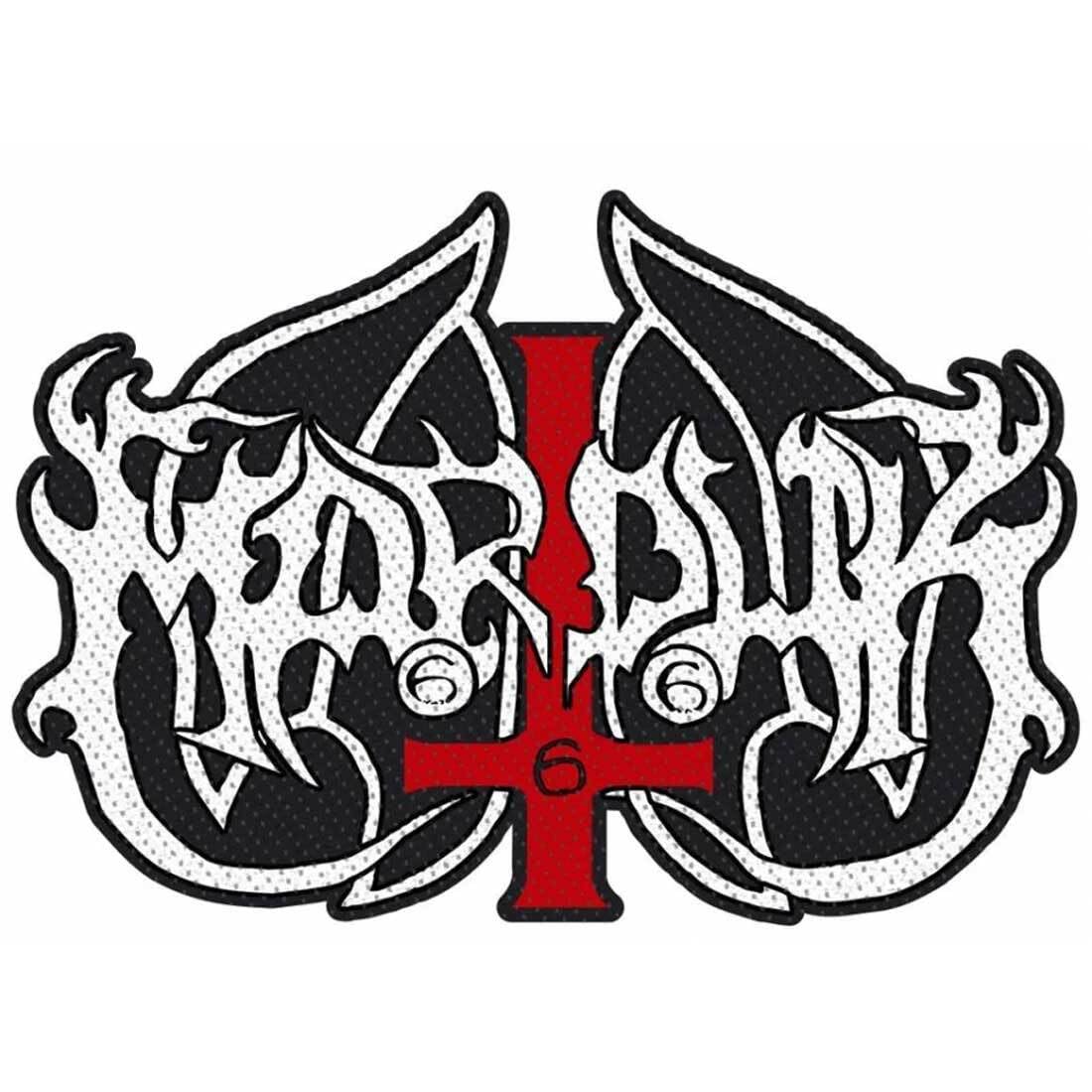 Marduk Logo Shape Patch Black Metal