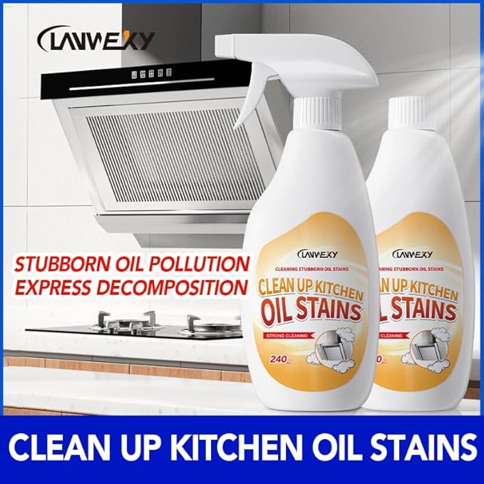 Limpiador Multiuso Lanwexy para Cocina, Desengrasante, 2 Botellas miniatura 2