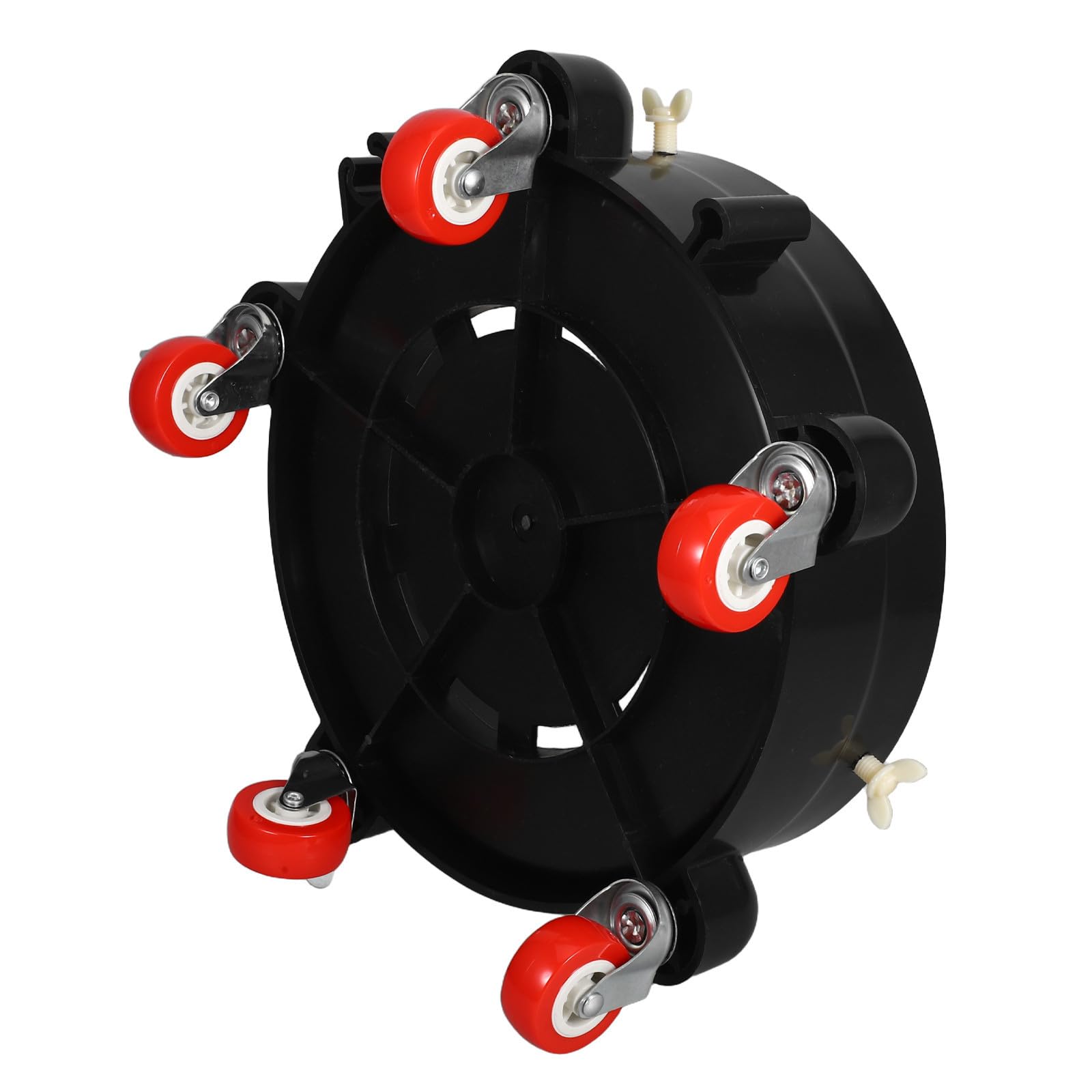 Base con Ruedas para Cubo de 5 Galones, Plataforma Giratoria Negra
