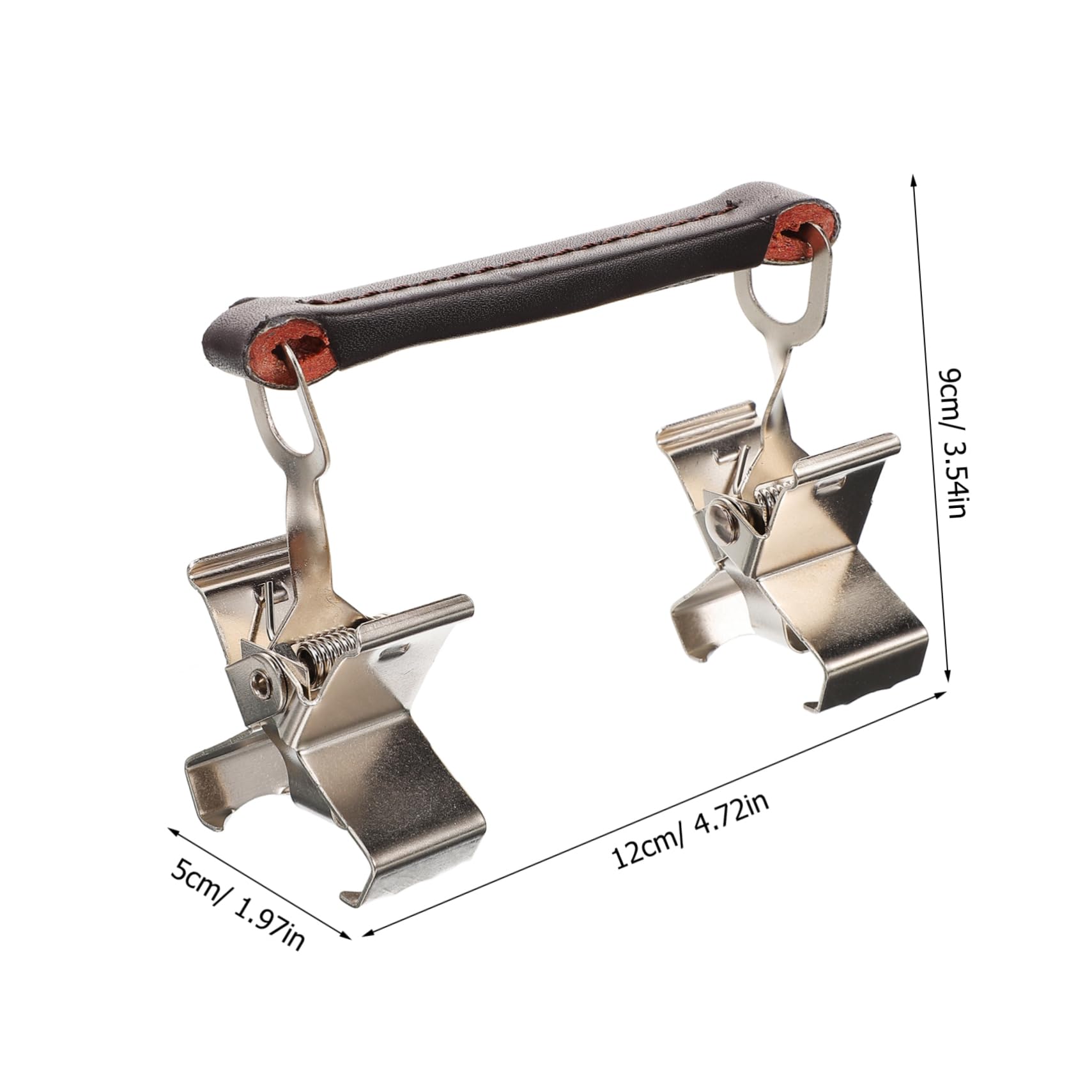 KONTONTY Metal Frame Holder for Wet Canvas Clips Separate Clamp Art Supply Ergonomic Design for Easy Use Lightweight Sturdy Canvas Carrier Protects Paintings from Friction