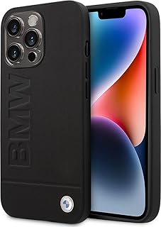 BMW BMHCP14LSLLBK - Funda Carcasa Protectores para iPhone 14 Pro de 6,1'', color negro y negro