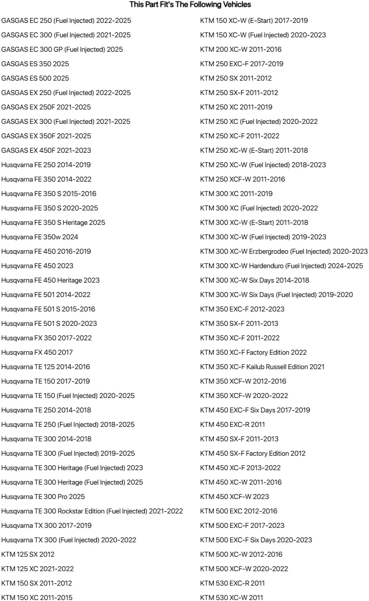 Tusk Billet Aluminum Gas Cap Black For KTM 300 XC-W Six Days 2014-2018