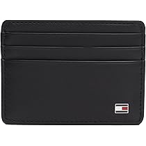 Tommy Hilfiger Uomo Portafoglio Eton in Pelle, Nero (Black), Taglia Unica