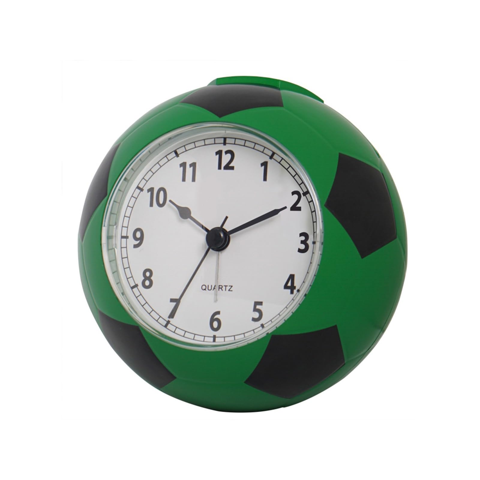 Despertador digital para estudiantes que buscan un reloj de mesa silencioso con diseño de fútbol