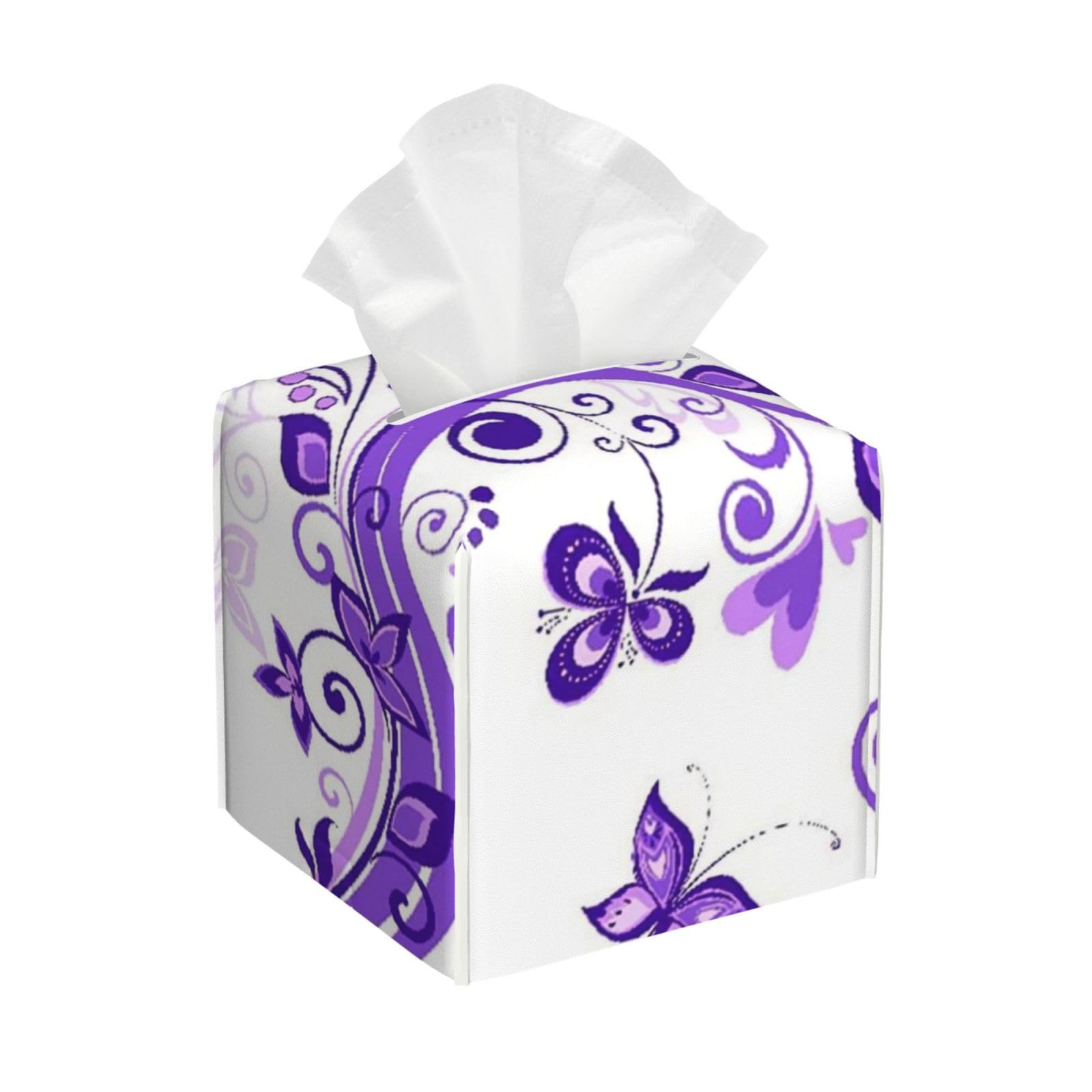Beautiful Tree PVC Cube Tissue Pack for Home Office Bathroom Use