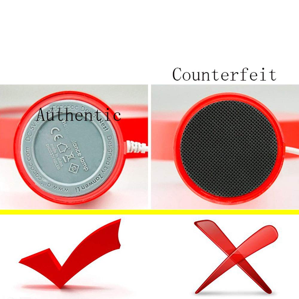 Lámpara Heng Balance - Ellipse, premiada a Nivel Mundial, con Interruptor magnético suspendido en el Aire, LED Alimentado por USB y ganadora del premi
