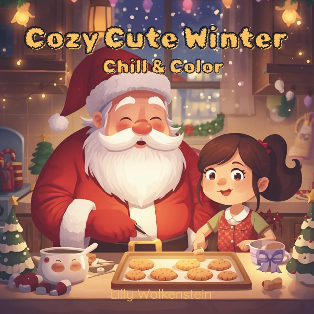 Cozy Cute Winter: Chill & Color Coloring Book, Ein süßes, gemütliches Winter-Malbuch für entspannte Stunden