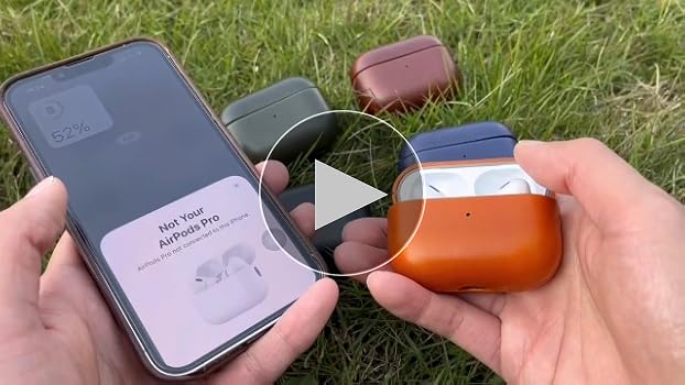 Amazon.com: Maogoam Leather Case for AirPods Pro 2, Genuine