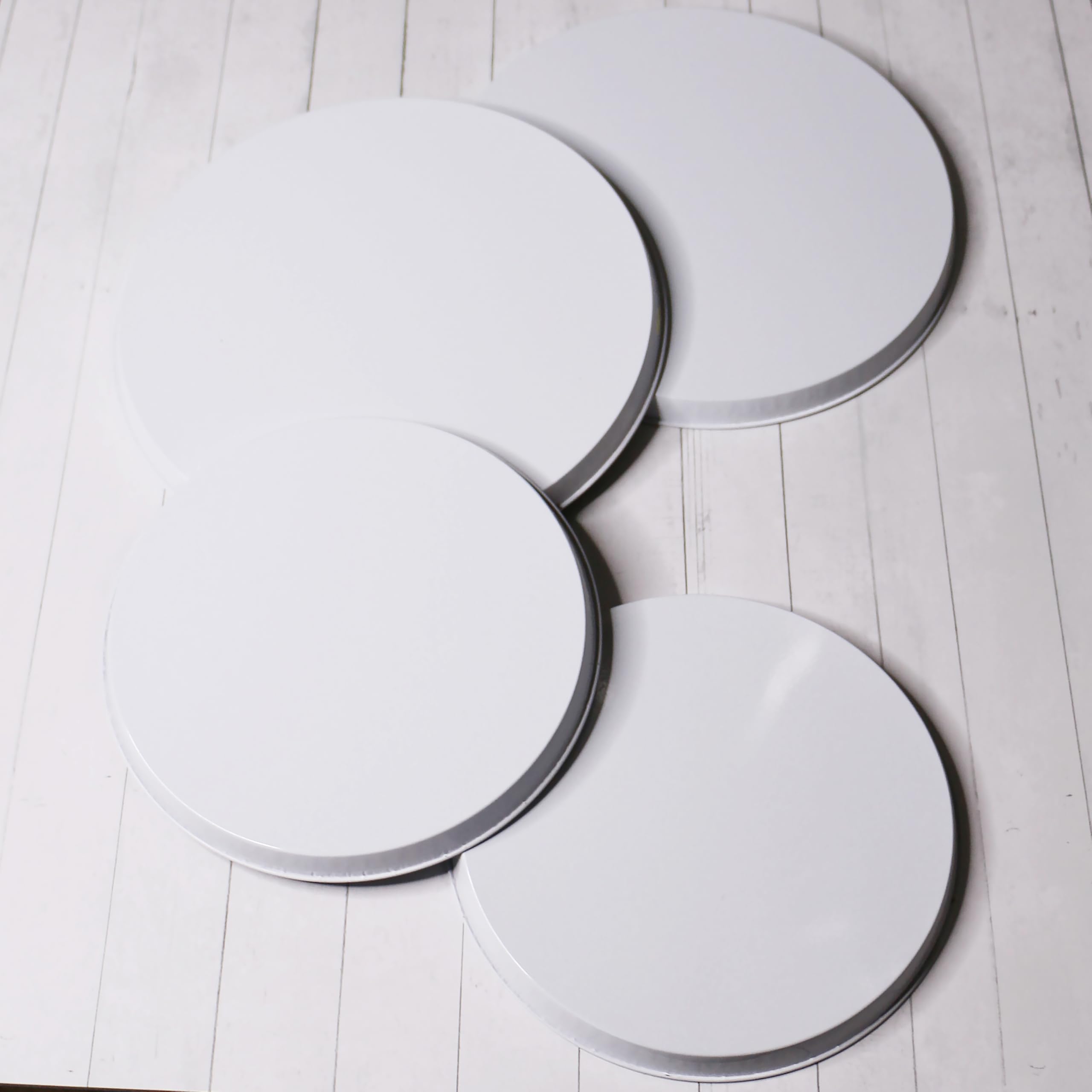 Reston Lloyd Juego de 4 fundas para quemadores eléctricos, color blanco