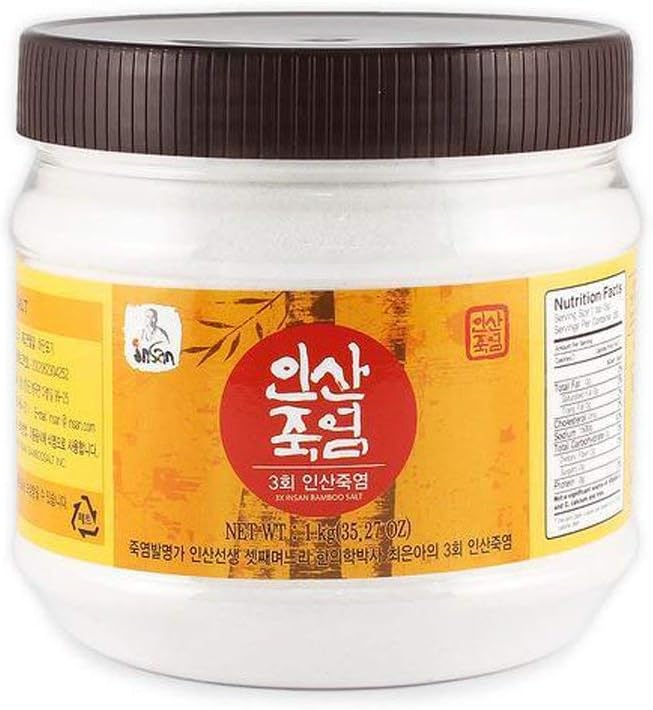 Dr.Insan 3 Times Roasted Bamboo Salt (Granule) 1kg : Grocery & Gourmet Food