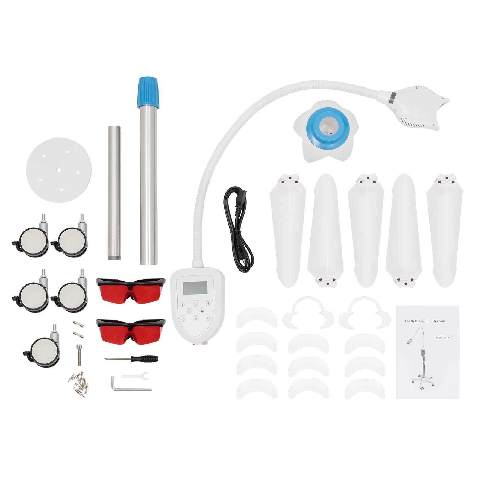 Dental Mobile Teeth Whitening Lamp Teeth Whitening Accelerator Digital Display Teeth Whitening Bleaching Mobile Lamp Machine LED Teeth