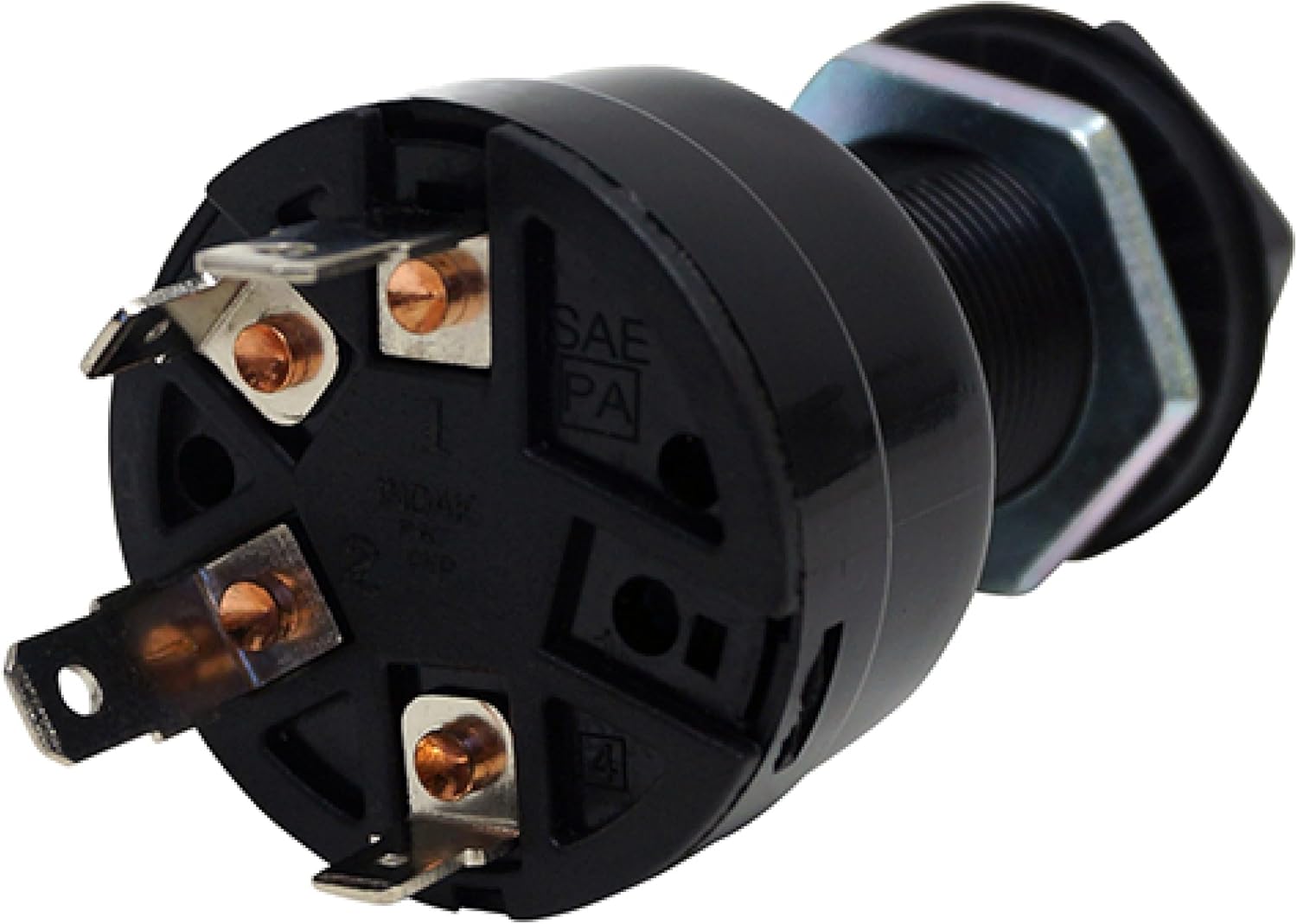 Red Hawk KEY-64 Key Switch Compatible With/Replacement For Club Car Tempo, Onward, Precedent and DS, gas 102571401 Golf Carts