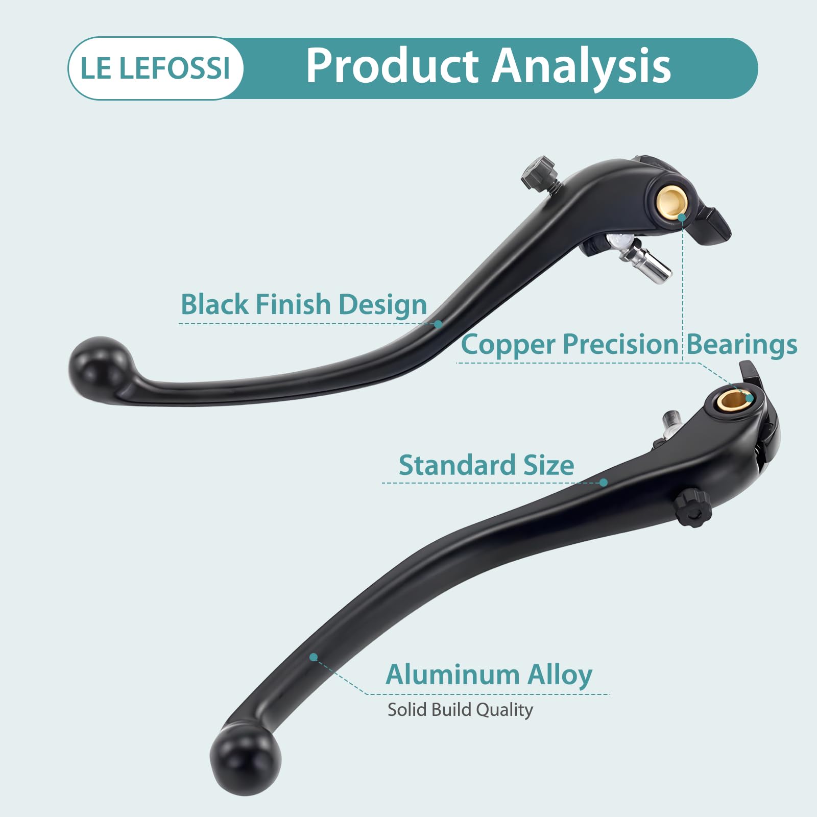 Leva del freno della frizione del motociclo robusta e durevole Compatibile con Ducati 749 848 EVO 999 1098 1198 1199 Streetfighter 1100 Monster 1100 EVO Multistrada 1200 Black